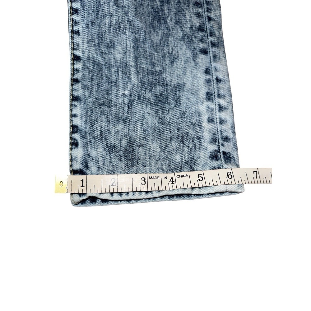 True Religion Jeans Rocco 29x34 Big T Flap Pocket Relaxed Skinny Acid Wash - Picture 14 of 14
